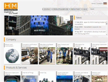 Tablet Screenshot of hansamatrix.com